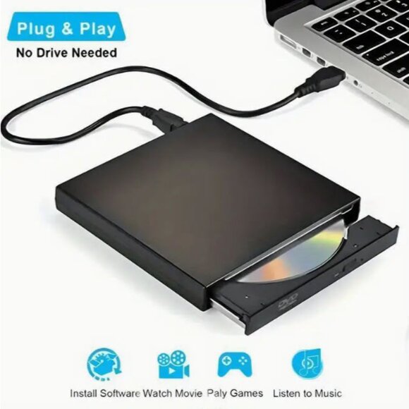External CD Drive for additional storage you can take with you! - Picture 1 of 5